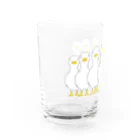 これから企画の押し寄せる アヒル Water Glass :left