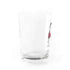 ナミノコ雑貨店のフレンチブルドッグ サンタ Water Glass :left