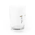 ステキなお店のお池の珍しいトリ Water Glass :left