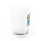 ミケタマのミケタマ ロゴ2 Water Glass :left