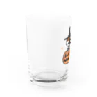 Mizna WadaのThe Pumpkin Riding Witch Water Glass :left