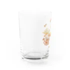SU-KUの幸せな人生を！(オレンジ系) Water Glass :left