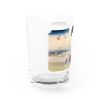 寿めでたや(ukiyoe)の広重_東海道五拾三次　濱松 冬枯ノ図 Water Glass :left