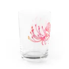 綾錦工房 りこりすの曼珠沙華 【黄昏】 Water Glass :left