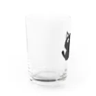 MIe-styleのくろにゃん Water Glass :left