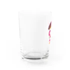 杜の魚の甘落（背景なし） Water Glass :left