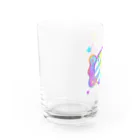 前田悠花｜イラストレーターの★虹色キャンディ★ Water Glass :left