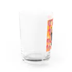 白南風諷こ ◇◇◇ みちのくの田園絵師のパレード　～ゾウの行進～ Water Glass :left