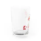 mim64382276のふくら雀とサルトリイバラ Water Glass :left