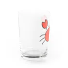 こもれびのビッグかにさん Water Glass :left