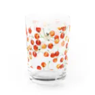 Miho MATSUNO online storeのlovely cherries（clear type） Water Glass :left