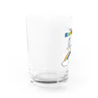 🌈にゃむにゃむず🌈byスーパーYAKKO先生のレインボーにゃむにゃむず Water Glass :left