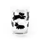 太田麻衣子のDogs Water Glass :left