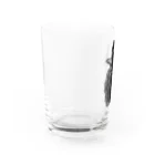 空色の猫-Solairononekoの子ガラス Water Glass :left