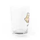 バナナ家のネコロビクス（ほんわか） Water Glass :left