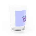 ひえぴったんのロゴカラフル版 Water Glass :left