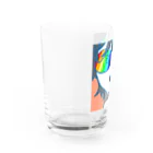 しびれる商店の色眼鏡のバカ Water Glass :left