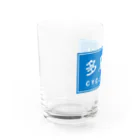 茶玄豆麦商店 with Bongole cycling Teamの多摩川CYCLIST ver1.2 Water Glass :left