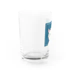 monmokoの寝癖モサ2 Water Glass :left