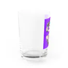 あやしいおばさん くろまめさんの○ュアアルコール（クラ○ナー）パープル Water Glass :left