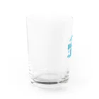 EXCEED_ZAKKAのほどよい飲酒（青） Water Glass :left