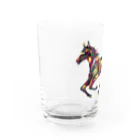 meiroのカラフルなホース Water Glass :left