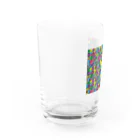 Contemporary　Artのspiral2 Water Glass :left