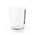 sorasora-のウーパールーパー　仲良しコンビ Water Glass :left