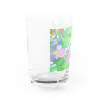 niwatsukinoの紫陽花（あじさい） グラス左面