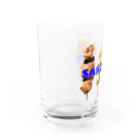 猫の蚤の市の酒クズ （横） Water Glass :left