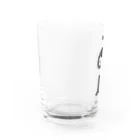 🐼ひきこまれパンダ🐼の着ぐるみ姿のひきこまれパンダ Water Glass :left