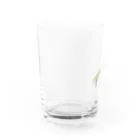 きなこきのこのカラフルなイカ Water Glass :left