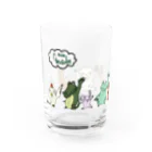 ピーマンタロスケ ✾ HEXA一本！のWelcom_Animals Water Glass :left