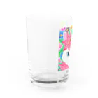 理絵のねこ クリスマス Water Glass :left