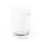 柴犬が好きなともみょんのうさぎがくるくる Water Glass :left