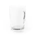 1011 Anti Proof BlandのThe World Is Yours Water Glass :left