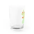 みみみのイソギンチャク（みどり）とカクレクマノミ Water Glass :left