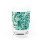 guruguのEbru Green Water Glass :left