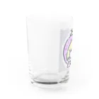 🇯🇵Ichigoichie 苺いち絵のコラボ商品　苺いち絵的マミちゃんイチゴgirl Water Glass :left