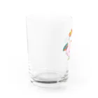 hi7kosatoのディスコ鳥 Water Glass :left