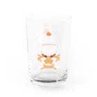 Qooroの鏡もちに扮した猫かぶりチャウさん Water Glass :left