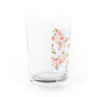 orange_honeyの花柄18-4 Water Glass :left