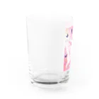 Ｒinkのデカ蝶さん Water Glass :left