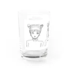 mikyacraft MIKA💓🌟赤い心臓のおしゃれさん Water Glass :left
