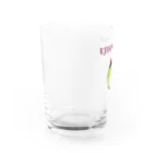 NIKORASU GOのかき氷デザイン「宇治金時」（Tシャツ・パーカー・グッズ・ETC） Water Glass :left