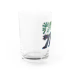 モントペペリの二階建て猫グラス Water Glass :left