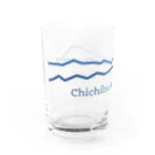 KAWAGOE GRAPHICSの川越から見た秩父の山々 Water Glass :left