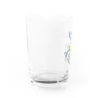 ねこ×はんのビールだいすき！(大） Water Glass :left