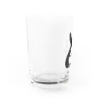 いきものや　のの（別館）の白黒うさぎ Water Glass :left