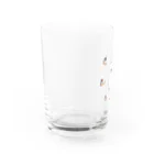 Hinanochin.shopのa pomeranian / shortcake Water Glass :left